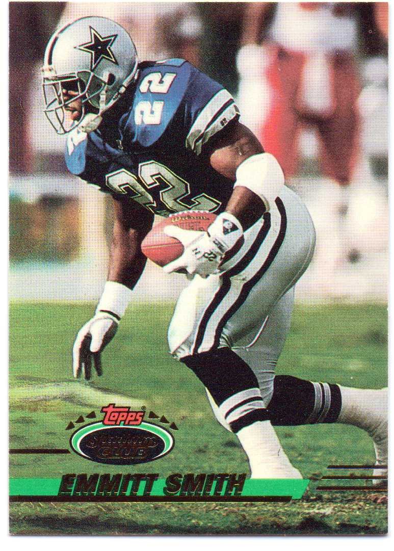 【最終価格】NFL DALLAS COWBOYS EMMITT SMITH Amazon.com: Emmitt Smith 1993 Stadium Club #85 - Dallas Cowboys